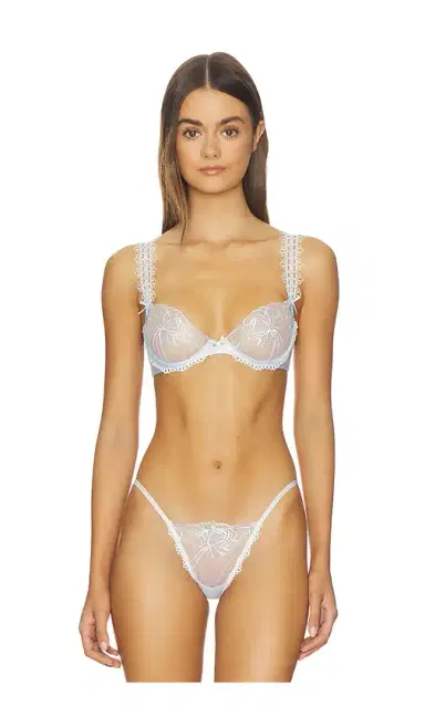 For Love & Lemons Shimmer Garden Underwire Bra | Thumbnail 1