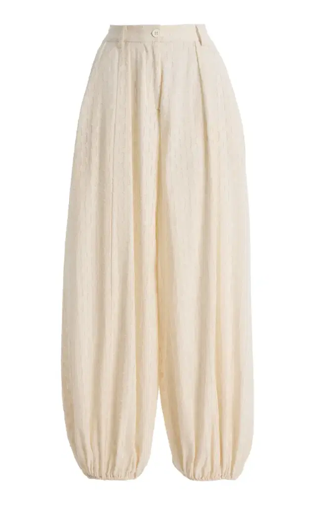 Dilan Cotton-Blend Lace Balloon Pants