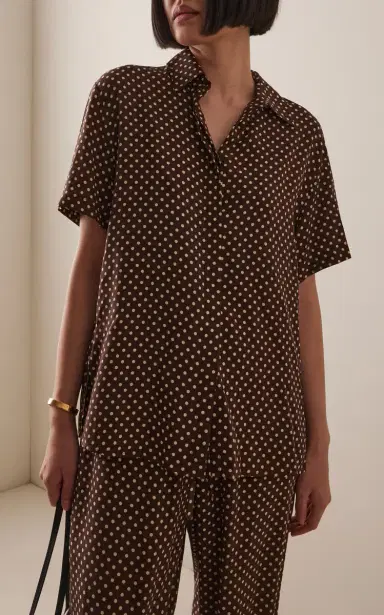 Matteau Polka-Dot Silk Shirt | Thumbnail 2 Matteau Polka-Dot Silk Shirt | Thumbnail 2