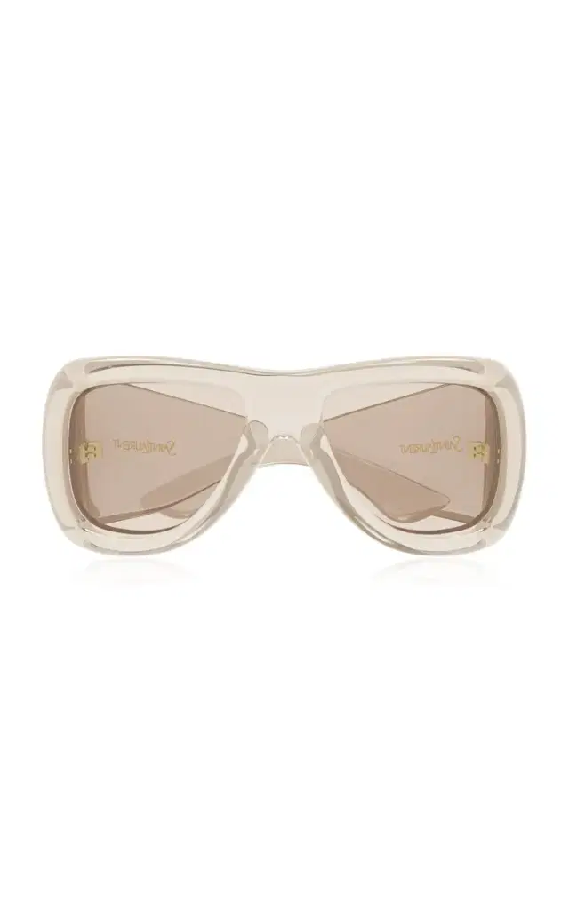 Saint Laurent Howl Mask-Frame Acetate Sunglasses