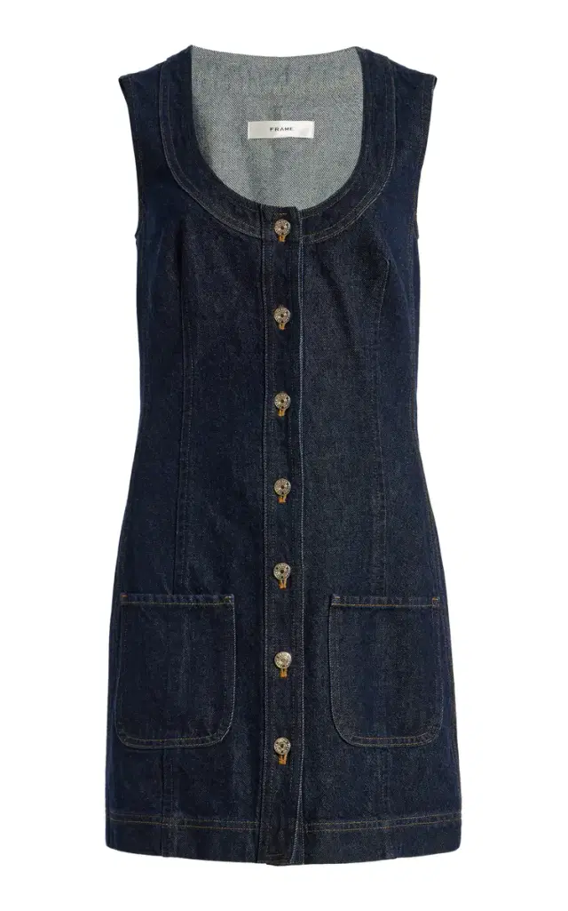 FRAME The Patch Pocket Cotton Dress