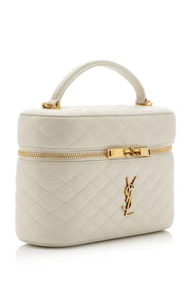 Saint Laurent Gaby Large Quilted Leather Vanity Bag | Thumbnail 3 Saint Laurent Gaby Large Quilted Leather Vanity Bag | Thumbnail 3