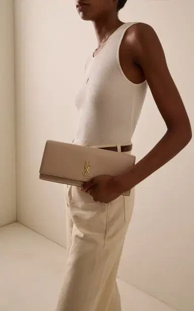 Saint Laurent Kate Grain de Poudre Leather Clutch | Thumbnail 2 Saint Laurent Kate Grain de Poudre Leather Clutch | Thumbnail 2