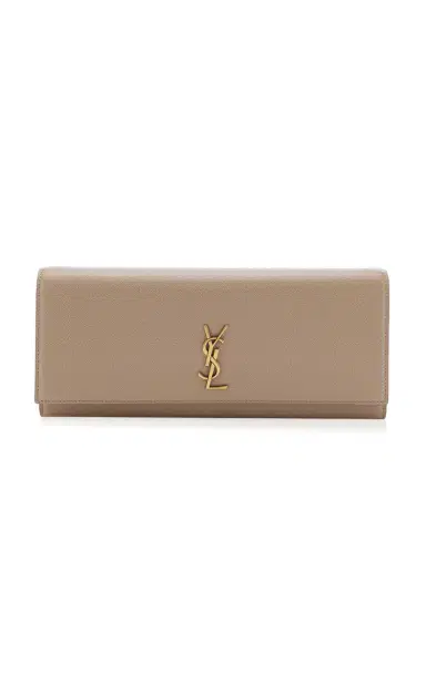Saint Laurent Kate Grain de Poudre Leather Clutch | Thumbnail 1 Saint Laurent Kate Grain de Poudre Leather Clutch | Thumbnail 1