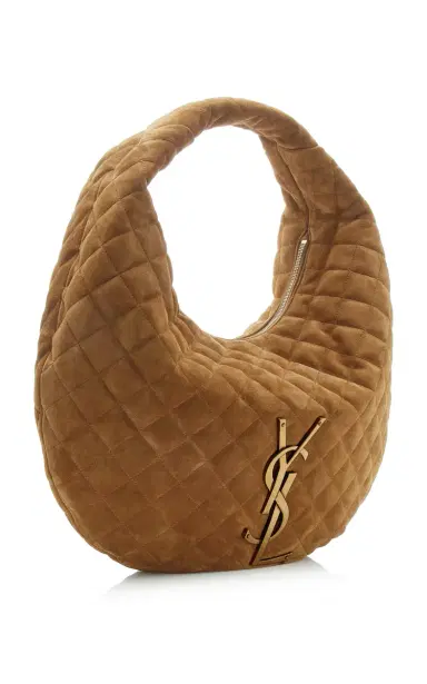 Saint Laurent Icare Quilted Suede Hobo Bag | Thumbnail 3 Saint Laurent Icare Quilted Suede Hobo Bag | Thumbnail 3