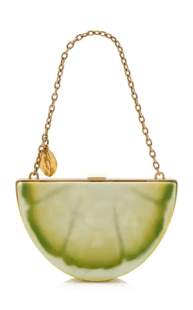 Saint Laurent Mini Lemon Resin Minaudière | Thumbnail 4 Saint Laurent Mini Lemon Resin Minaudière | Thumbnail 4