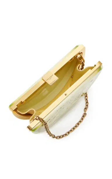 Saint Laurent Mini Lemon Resin Minaudière | Thumbnail 5 Saint Laurent Mini Lemon Resin Minaudière | Thumbnail 5