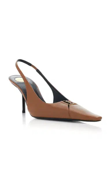 Saint Laurent Babylone Leather Pumps | Thumbnail 4