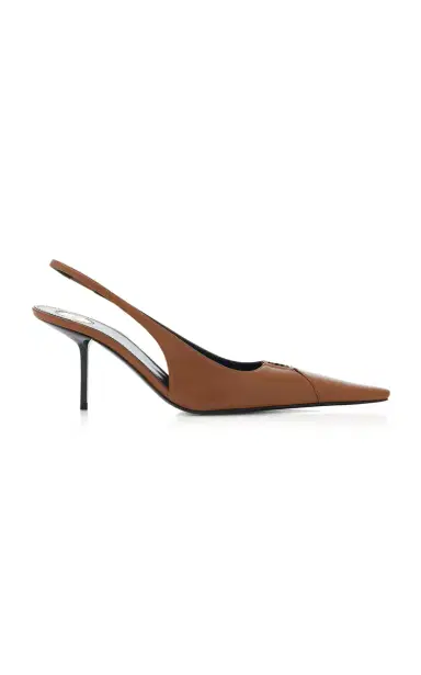 Saint Laurent Babylone Leather Pumps | Thumbnail 1