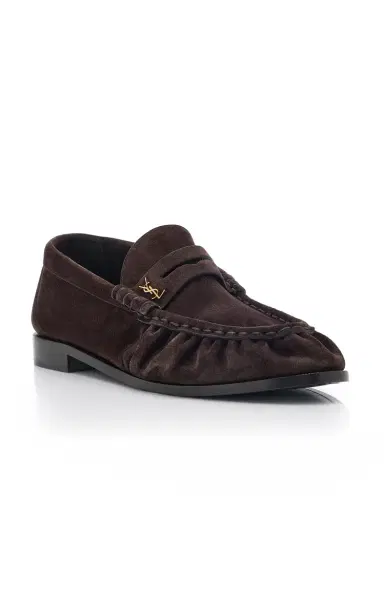 Saint Laurent Suede Le Loafers | Thumbnail 4 Saint Laurent Suede Le Loafers | Thumbnail 4