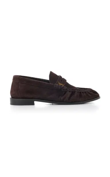 Saint Laurent Suede Le Loafers | Thumbnail 1 Saint Laurent Suede Le Loafers | Thumbnail 1