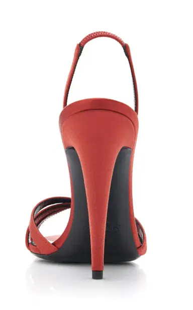 Saint Laurent Kate Satin Sandals | Thumbnail 5