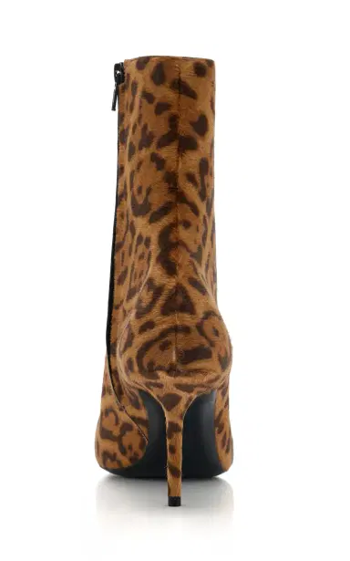 Saint Laurent Ashley Leopard-Print Pony Hair Ankle Boots | Thumbnail 5