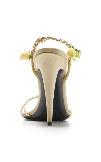 Saint Laurent Mon Chéri Leather Charm Sandals | Thumbnail 6 Saint Laurent Mon Chéri Leather Charm Sandals | Thumbnail 6
