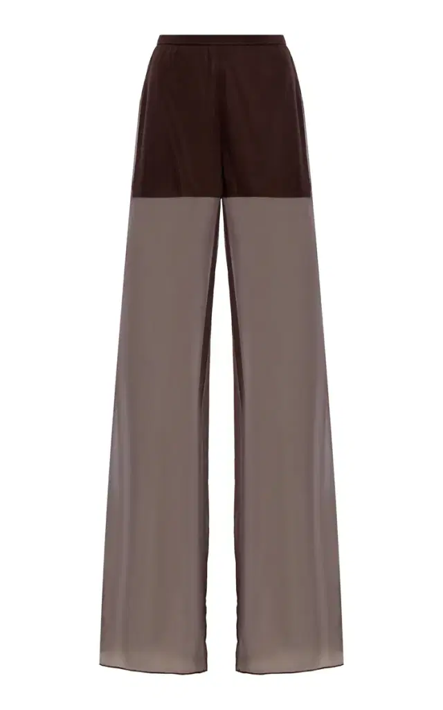 Printed Voile Fluid Pants