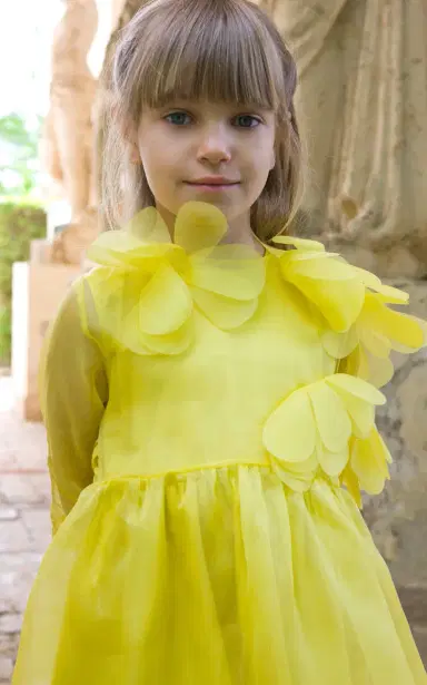 Jesurum Kids' Silk Dress | Thumbnail 3 Jesurum Kids' Silk Dress | Thumbnail 3