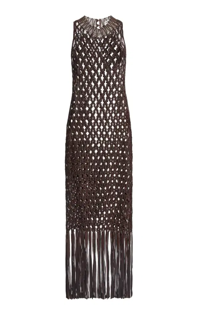Jensen Macrame Midi Cover-Up Dress