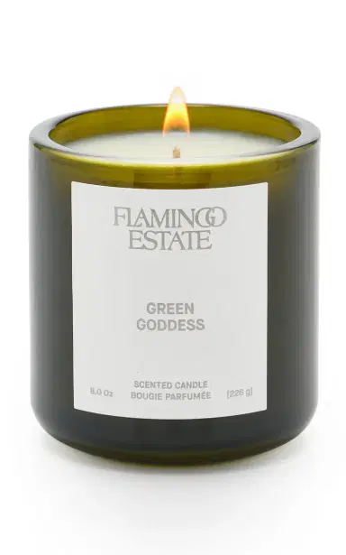 Flamingo Estate Green Goddess Candle - Green | Thumbnail 1
