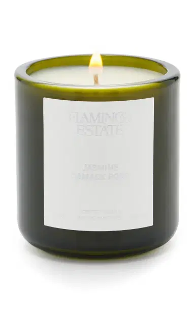 Flamingo Estate Jasmine Damask Rose Candle - Green | Thumbnail 4 Flamingo Estate Jasmine Damask Rose Candle - Green | Thumbnail 4