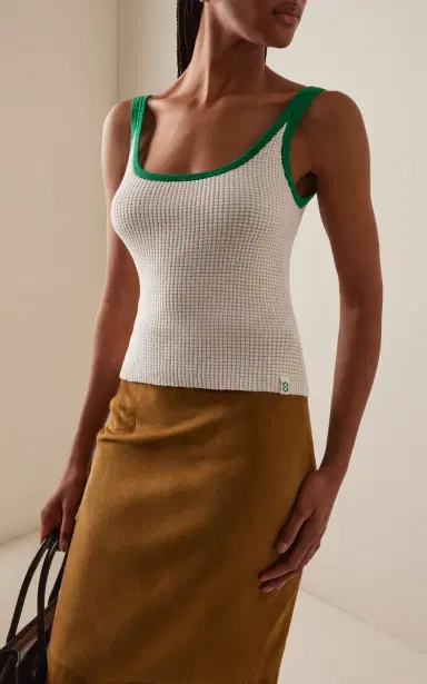 Simkhai Rayne Knit Cotton-Blend Tank Top | Thumbnail 3