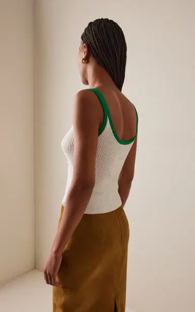 Simkhai Rayne Knit Cotton-Blend Tank Top | Thumbnail 4