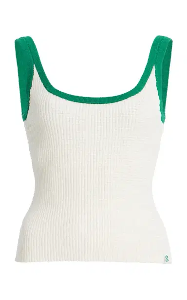 Simkhai Rayne Knit Cotton-Blend Tank Top | Thumbnail 1