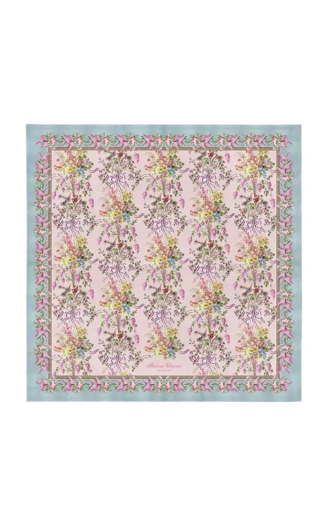 Atelier Choux Infants' Carré Marie Antoinette Cotton Swaddle