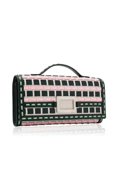 Roger Vivier Belle Vivier Leather Clutch | Thumbnail 3