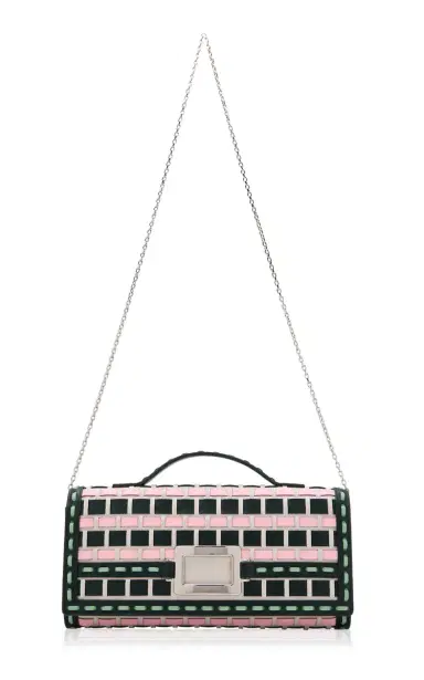 Roger Vivier Belle Vivier Leather Clutch | Thumbnail 7