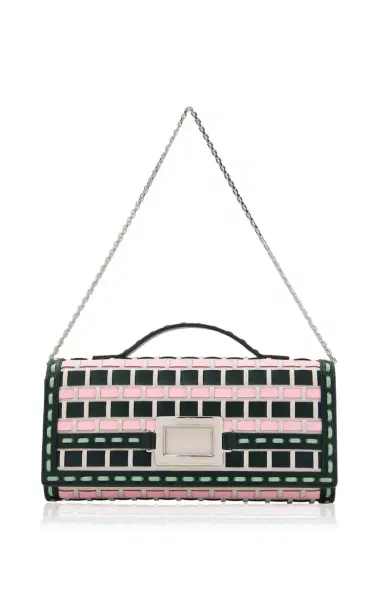 Roger Vivier Belle Vivier Leather Clutch | Thumbnail 8