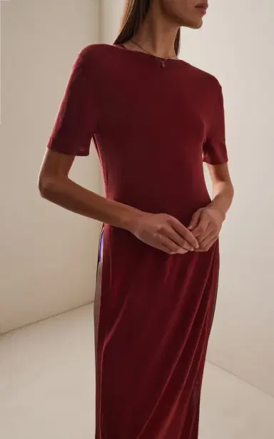 Saint Laurent Wool Maxi Dress | Thumbnail 5