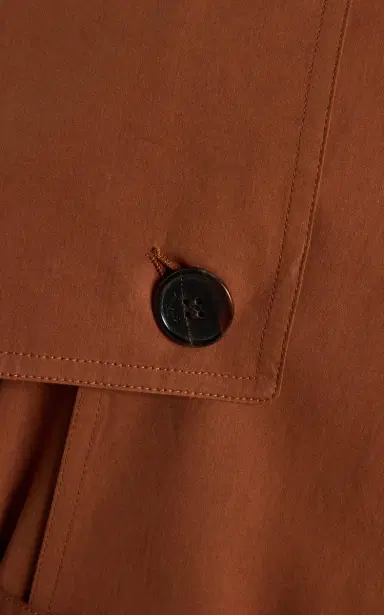 Saint Laurent Water-Repellent Cotton-Silk Canvas Trench Coat | Thumbnail 5