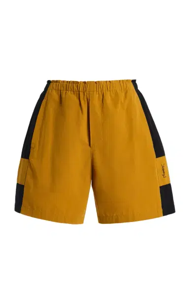 Saint Laurent Embroidered Cotton Bermuda Shorts | Thumbnail 6 Saint Laurent Embroidered Cotton Bermuda Shorts | Thumbnail 6