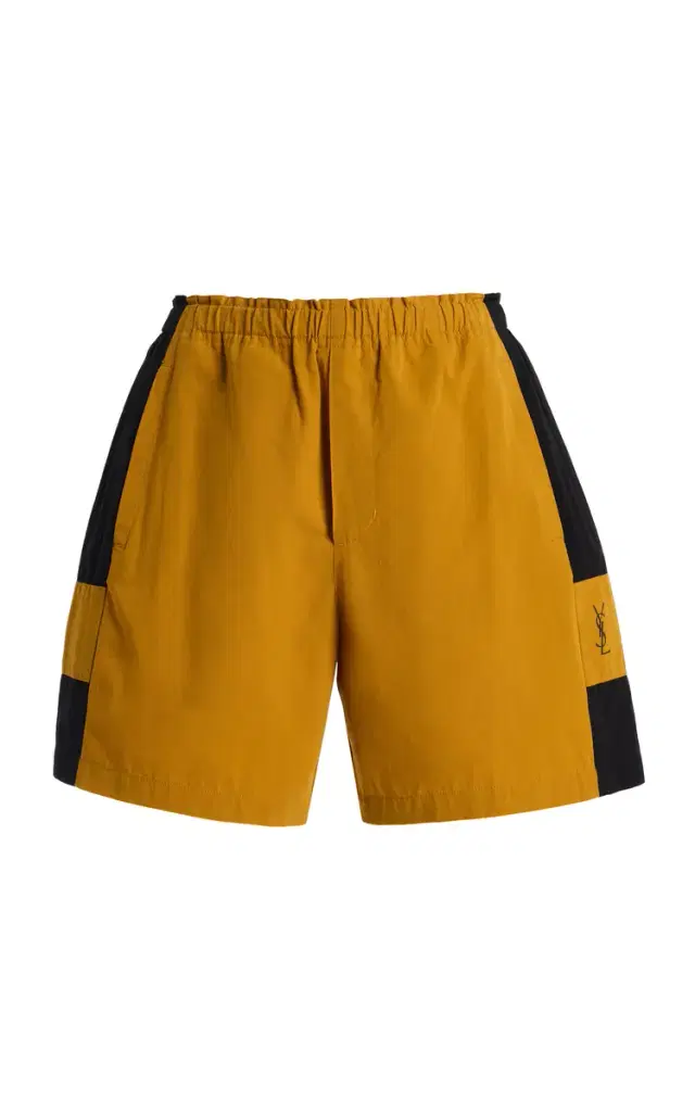 Embroidered Cotton Bermuda Shorts