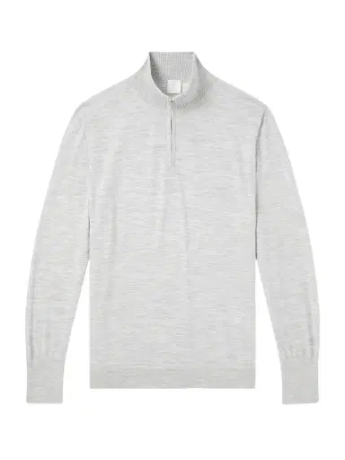 ELEVENTY Wool Half-Zip Sweater - Men | Thumbnail 1