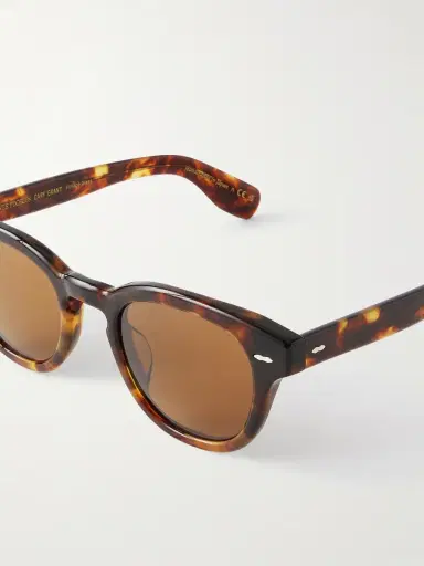 Oliver Peoples Cary Grant Sun 48 Round-Frame Acetate Sunglasses - Men | Thumbnail 3