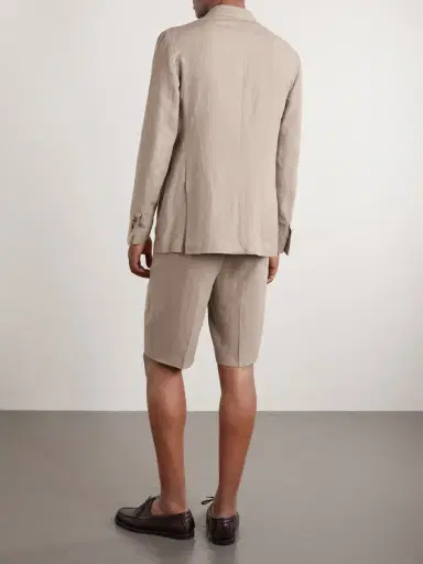 De Petrillo Linen Suit Jacket - Men | Thumbnail 4 De Petrillo Linen Suit Jacket - Men | Thumbnail 4