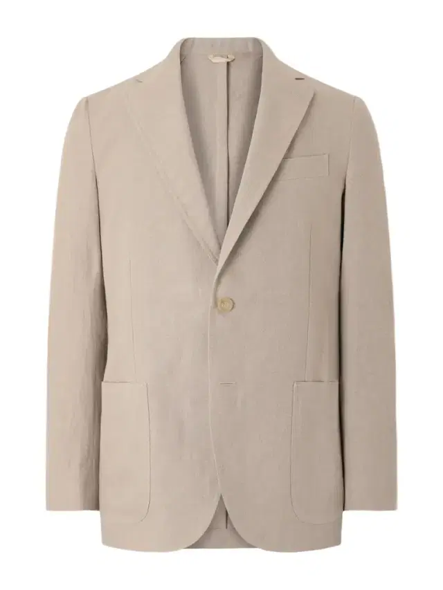 De Petrillo Linen Single-Breasted Suit Jacket - Men
