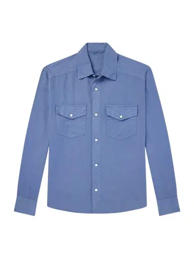 3sixteen Cotton and Linen-Blend Shirt - Men | Thumbnail 1 3sixteen Cotton and Linen-Blend Shirt - Men | Thumbnail 1