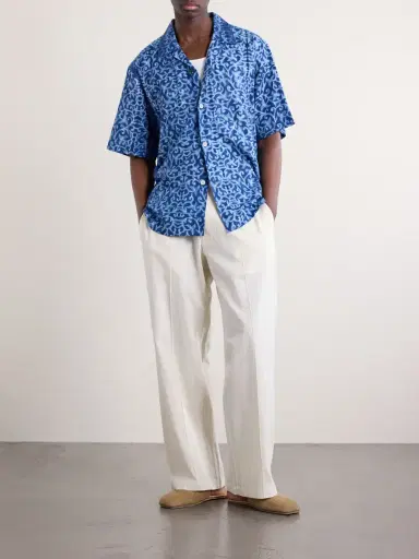 Kardo Kedar Straight-Leg Cotton Trousers - Men | Thumbnail 2 Kardo Kedar Straight-Leg Cotton Trousers - Men | Thumbnail 2