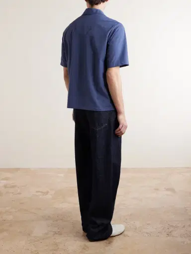 HERNO Seercrease Jersey Bowling Shirt - Men | Thumbnail 4