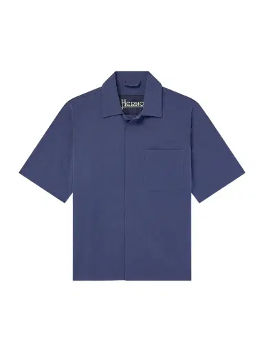 HERNO Seercrease Jersey Bowling Shirt - Men | Thumbnail 1