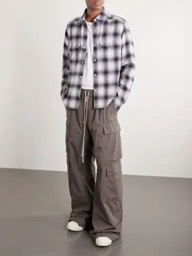 DRKSHDW by Rick Owens Jumbo Belas Cotton Cargo Trousers - Men | Thumbnail 2 DRKSHDW by Rick Owens Jumbo Belas Cotton Cargo Trousers - Men | Thumbnail 2