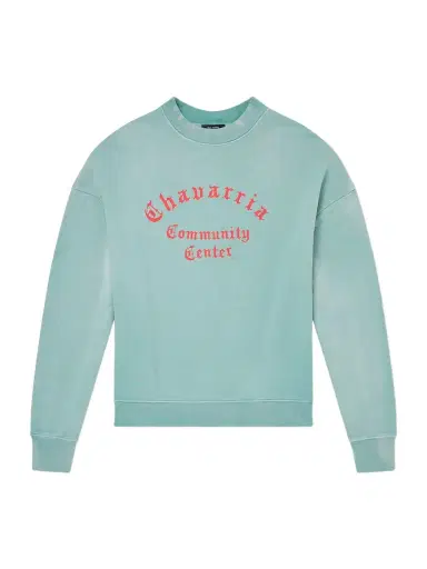 Willy Chavarria Community Center Hooligan Cotton Sweatshirt - Men | Thumbnail 1