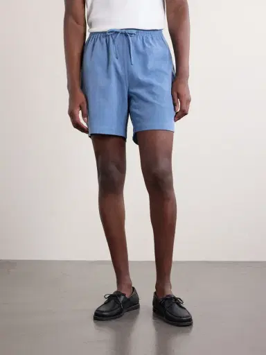 Kardo Olbia Straight-Leg Cotton Drawstring Shorts - Men | Thumbnail 3 Kardo Olbia Straight-Leg Cotton Drawstring Shorts - Men | Thumbnail 3