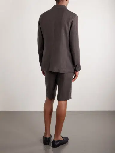 De Petrillo Linen Suit Jacket - Men | Thumbnail 4 De Petrillo Linen Suit Jacket - Men | Thumbnail 4