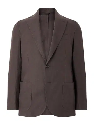 De Petrillo Linen Suit Jacket - Men | Thumbnail 1 De Petrillo Linen Suit Jacket - Men | Thumbnail 1