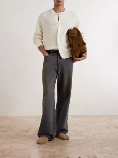 NN07 Jasper 60028 Ribbed Organic Cotton Cardigan - Men | Thumbnail 2 NN07 Jasper 60028 Ribbed Organic Cotton Cardigan - Men | Thumbnail 2