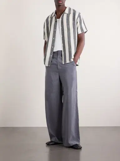 Kardo Chintan Striped Cotton Shirt - Men | Thumbnail 2 Kardo Chintan Striped Cotton Shirt - Men | Thumbnail 2