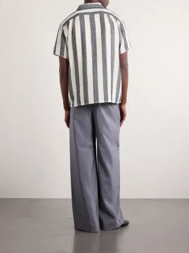 Kardo Chintan Striped Cotton Shirt - Men | Thumbnail 4 Kardo Chintan Striped Cotton Shirt - Men | Thumbnail 4